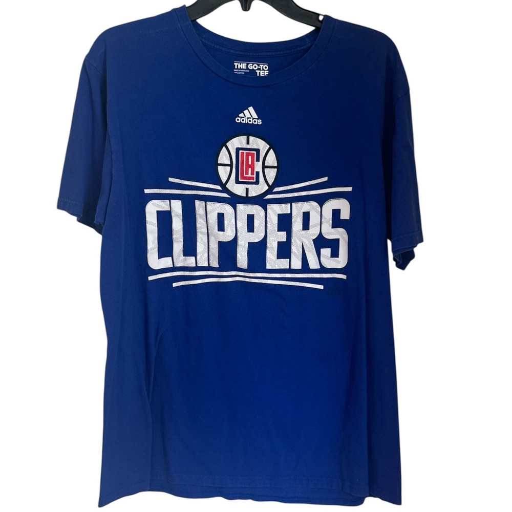 NWOT Adidas LA Clippers Short Sleeve T- Shirt Size Large